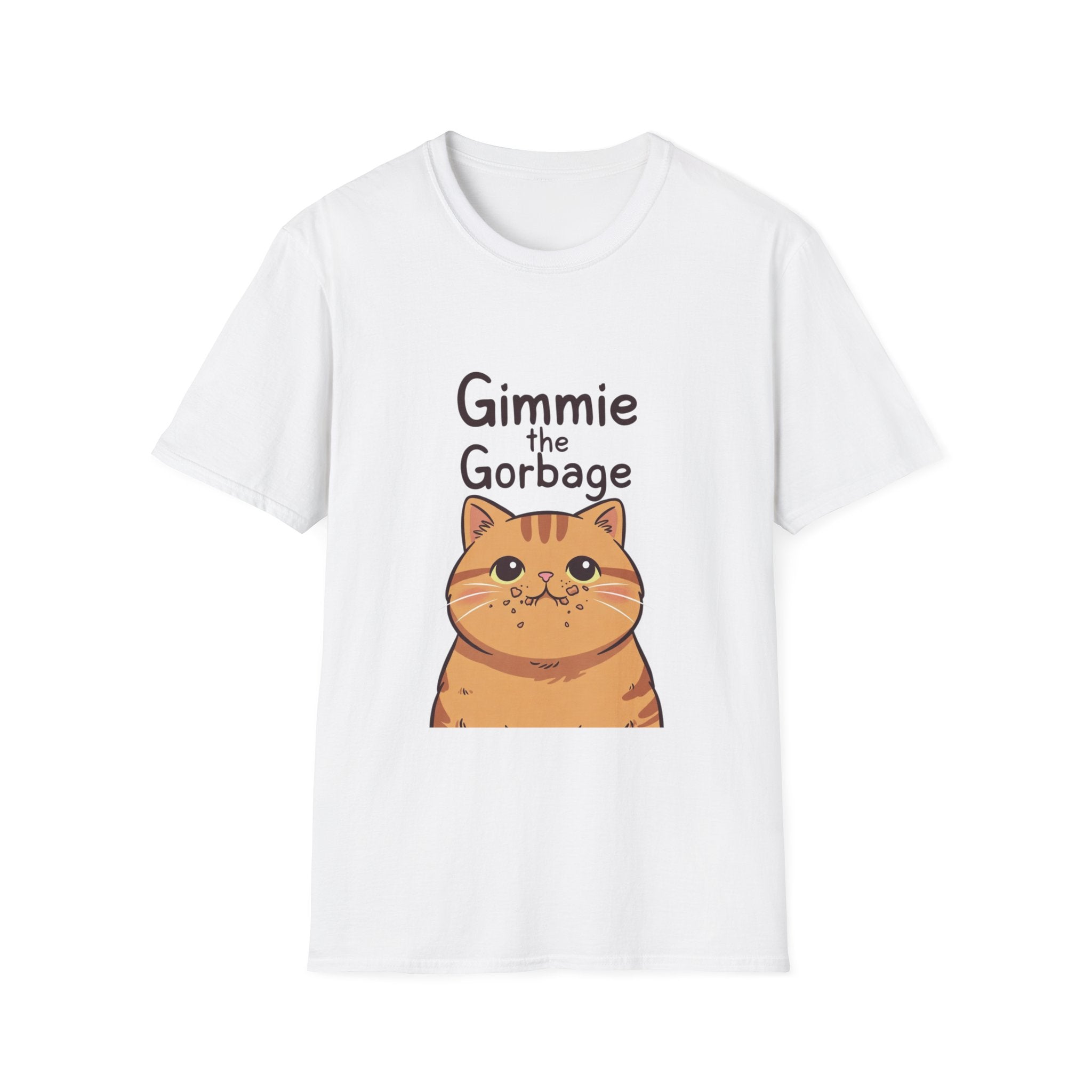 Gimmie The Garbage Cat T-Shirt — Cute Ginger Cat Graphic Tee