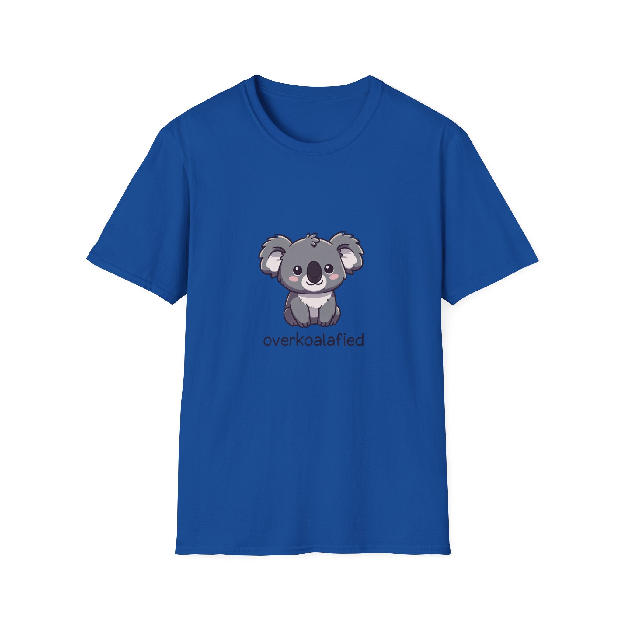 Cute Koala T-Shirt — "overkoalafied" Graphic Tee, Adorable Animal Lover Gift