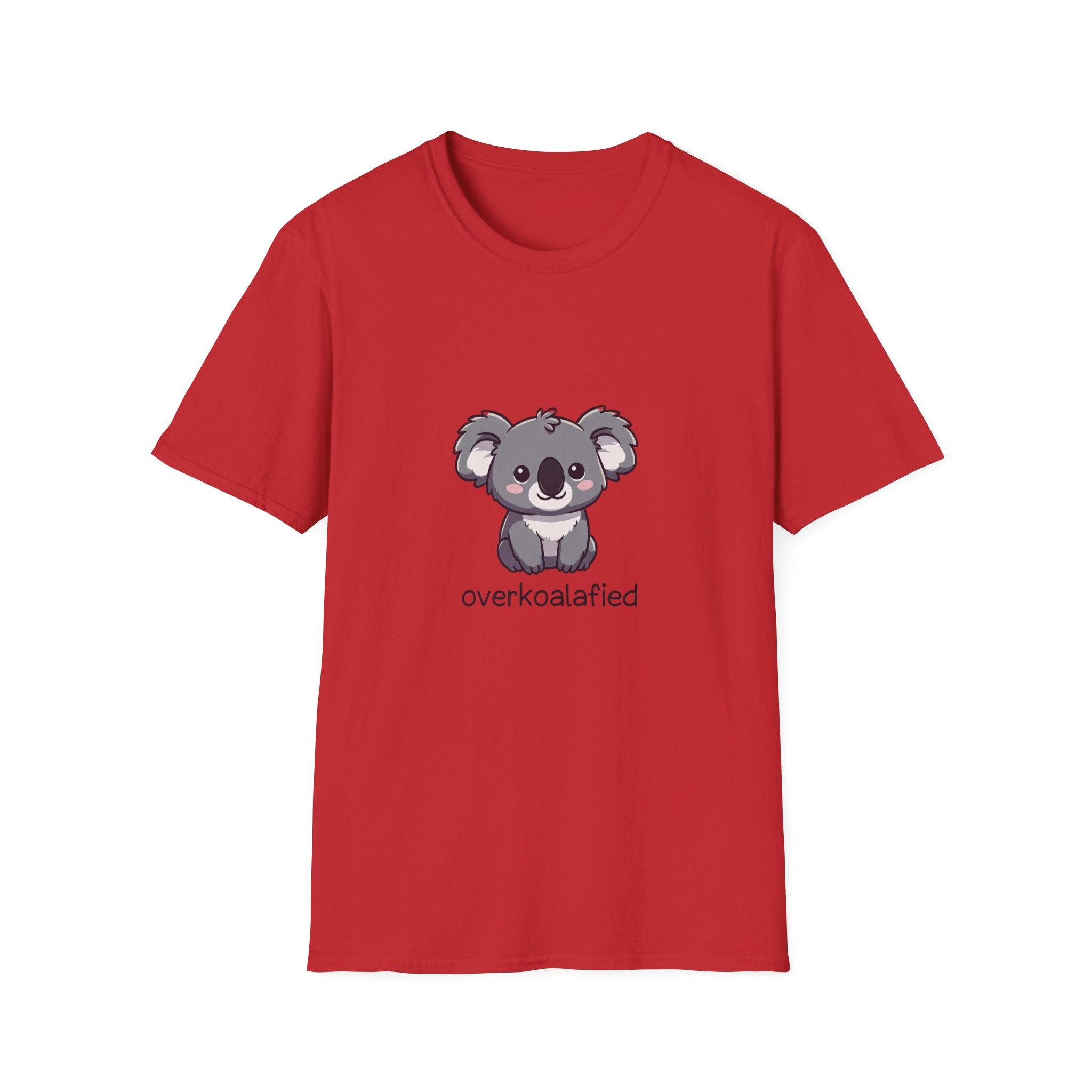 Cute Koala T-Shirt — "overkoalafied" Graphic Tee, Adorable Animal Lover Gift