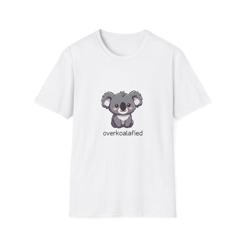 Cute Koala T-Shirt — "overkoalafied" Graphic Tee, Adorable Animal Lover Gift