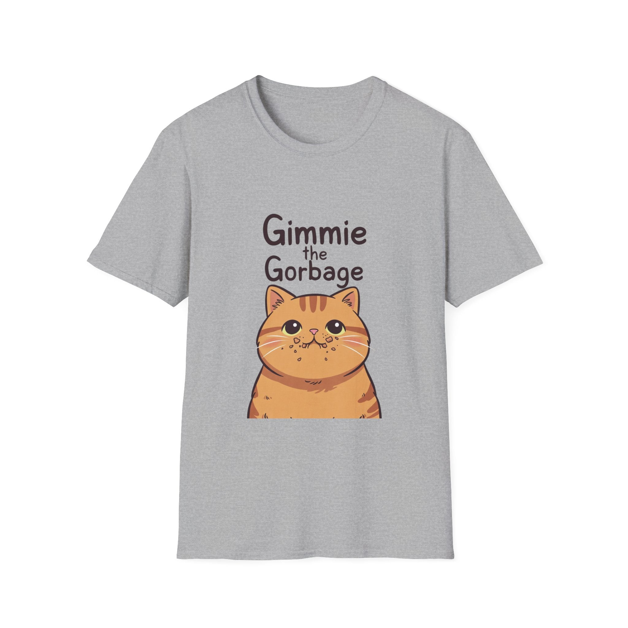 Gimmie The Garbage Cat T-Shirt — Cute Ginger Cat Graphic Tee
