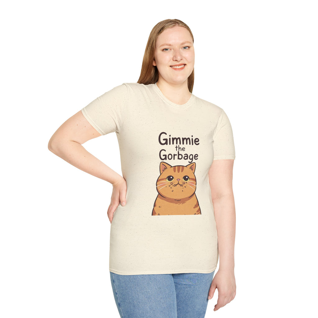 Gimmie The Garbage Cat T-Shirt — Cute Ginger Cat Graphic Tee