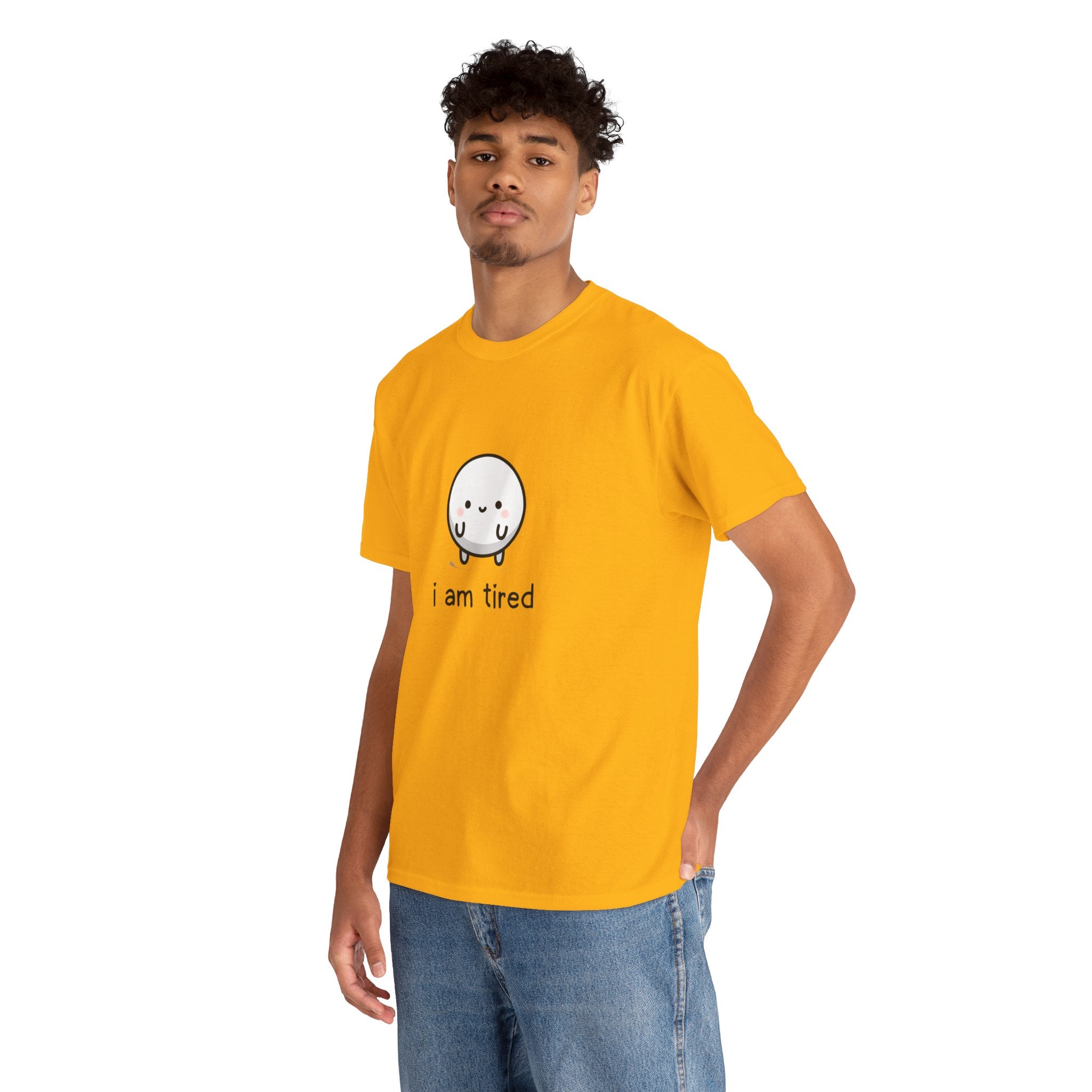 T-Shirt — "i am tired" Cute Kawaii Minimalist Tee
