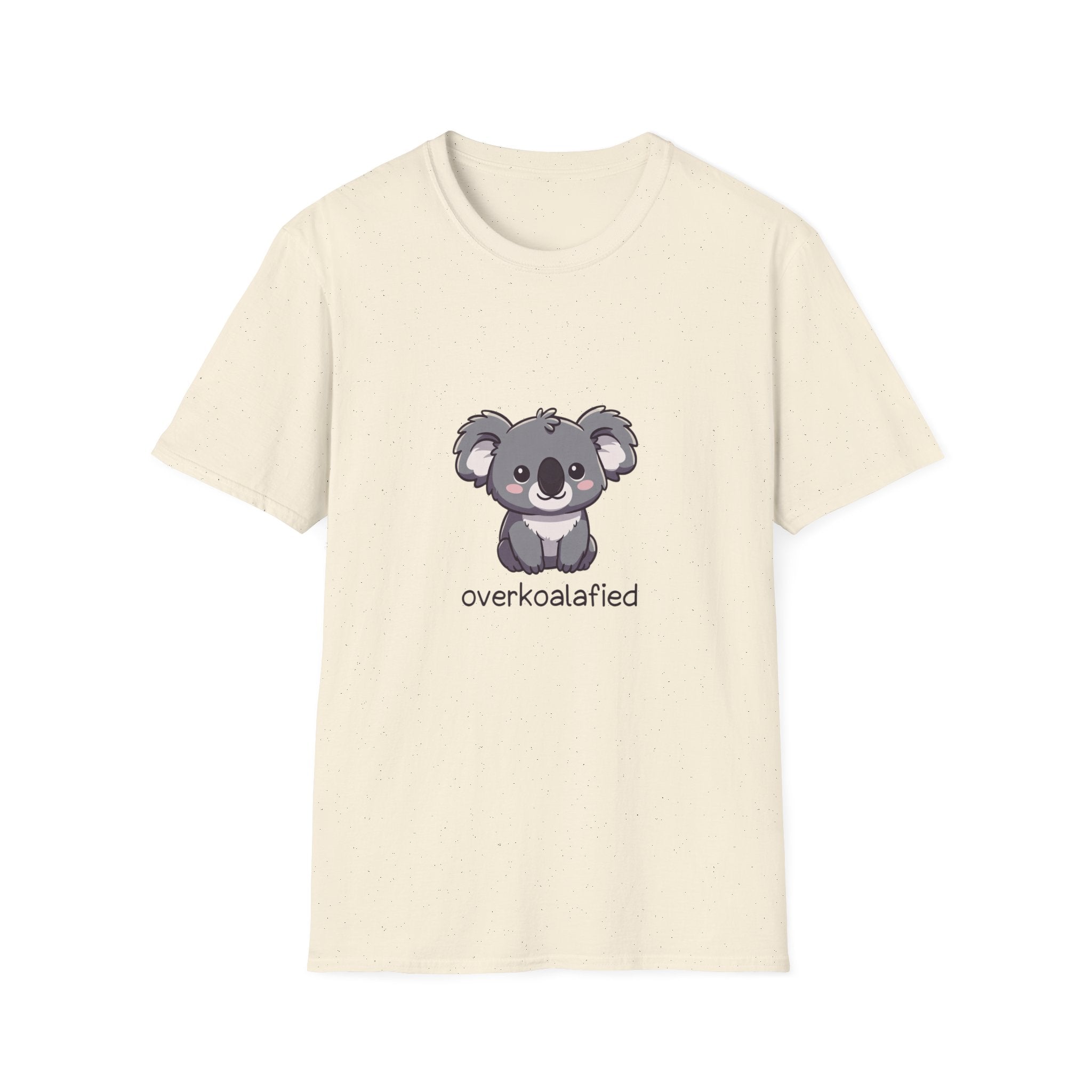 Cute Koala T-Shirt — "overkoalafied" Graphic Tee, Adorable Animal Lover Gift
